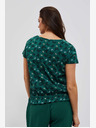 Moodo Zelena vzorčasta bluza Moodo