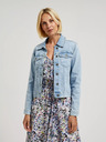Moodo Svetlo modra jakna iz džinsa z gumbi Moodo