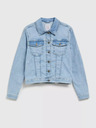 Moodo Svetlo modra jakna iz džinsa z gumbi Moodo