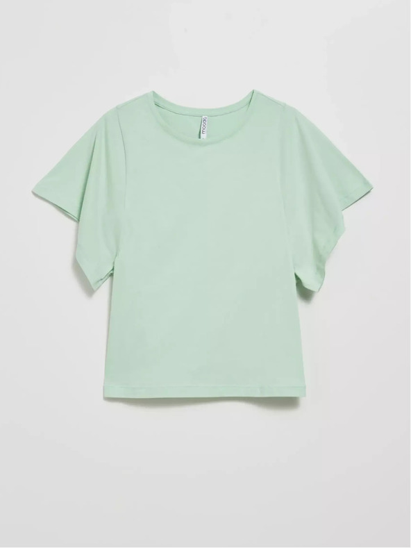 Moodo Zelena srajca s širokimi rokavi Moodo