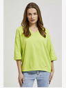 Moodo Zelena majica s 3/4 rokavi Moodo
