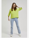 Moodo Zelena majica s 3/4 rokavi Moodo