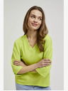 Moodo Zelena majica s 3/4 rokavi Moodo