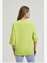 Moodo Zelena majica s 3/4 rokavi Moodo