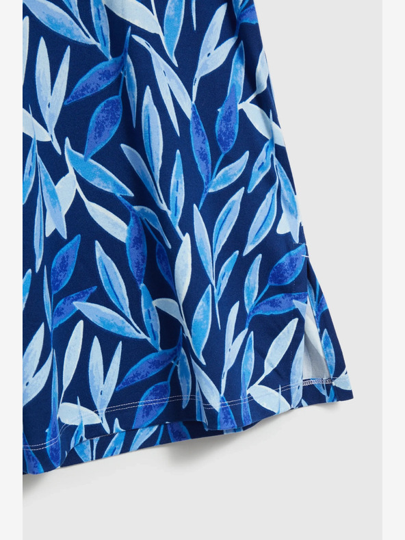 Moodo Temno modra vzorčasta majica Moodo