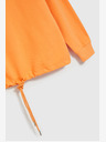 Moodo Oranžna majica z izrezom v obliki črke V Moodo