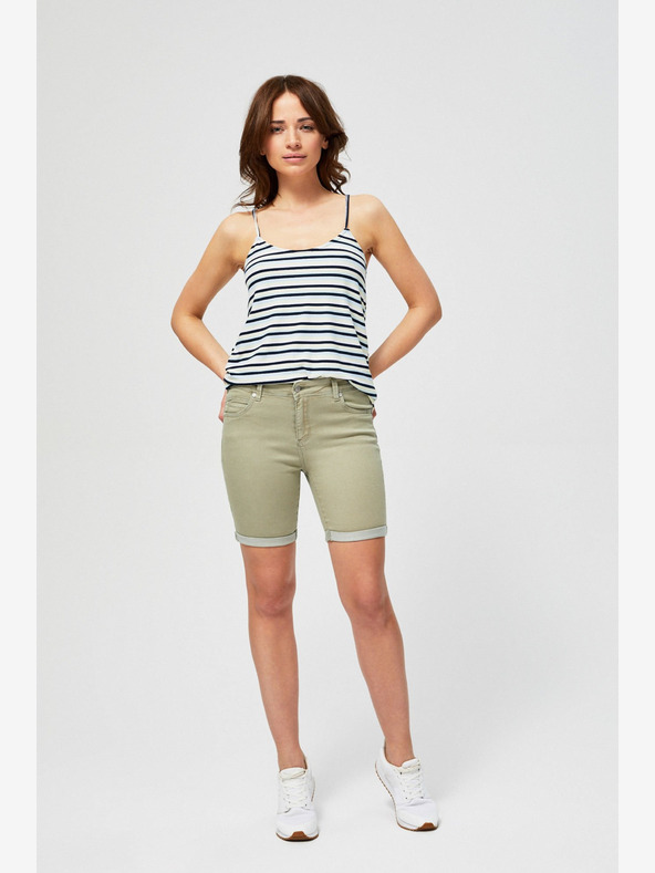 Moodo Zelene ženske kratke hlače Moodo