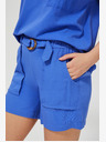 Moodo Modre ženske kratke hlače Moodo