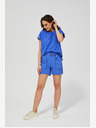 Moodo Modre ženske kratke hlače Moodo