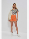 Moodo Oranžne ženske hlače Moodo