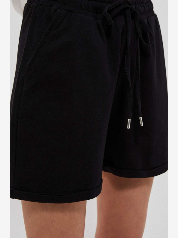 Moodo Črne ženske hlače Moodo