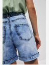 Moodo Modre ženske kratke hlače iz džinsa Moodo