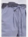 Moodo Belo-modre črtaste ženske hlače Moodo