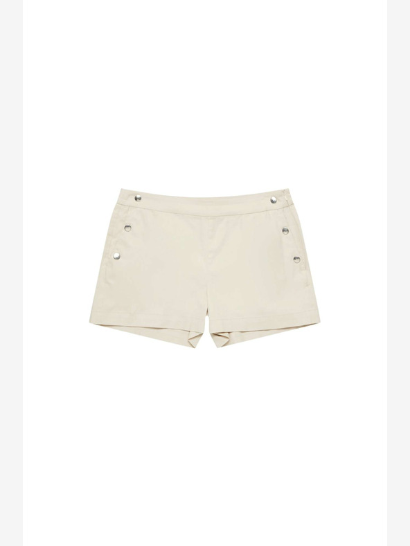 Moodo Kremaste ženske hlače Moodo