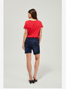 Moodo Temno modre ženske kratke hlače iz džinsa Moodo