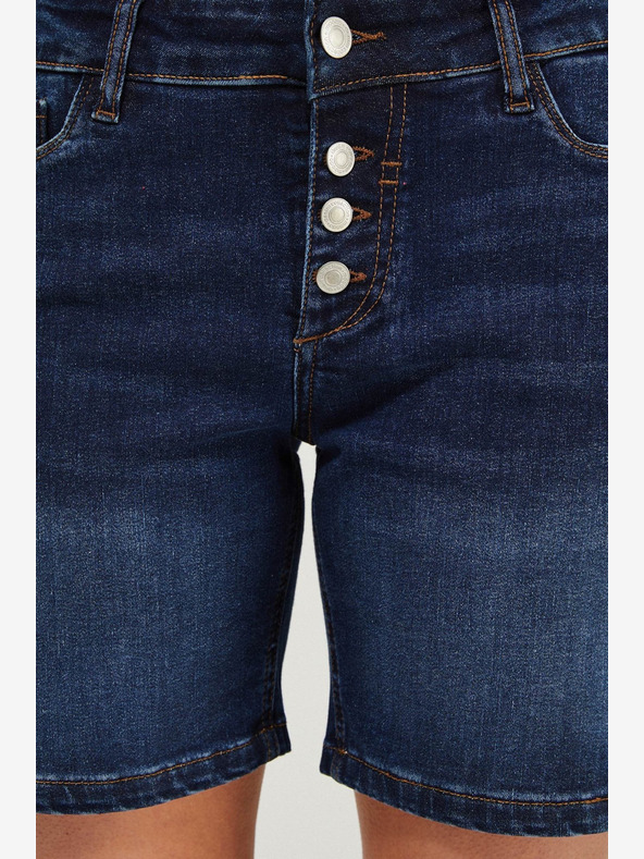 Moodo Temno modre ženske kratke hlače iz džinsa Moodo