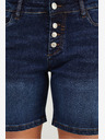 Moodo Temno modre ženske kratke hlače iz džinsa Moodo