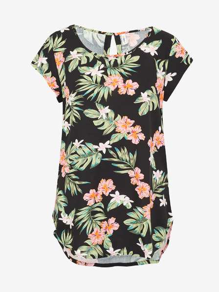 ONLY Črna ženska vzorčasta bluza ONLY Nova