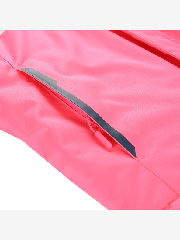 ALPINE PRO Otroška smučarska jakna s ptx snežno membrano ALPINE PRO DEARO neonsko šokantno roza