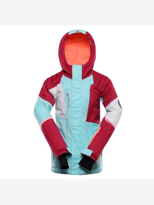 ALPINE PRO Otroška smučarska jakna z membrano ptx snow ALPINE PRO DEARO limpet shell