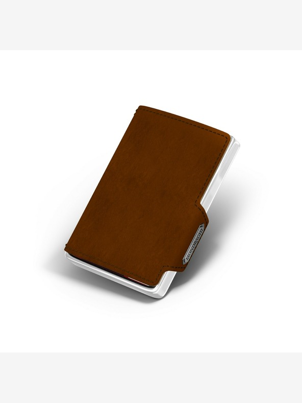 Mondraghi Rjava usnjena denarnica Mondraghi Elegance