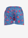 Styx Roza in modre moške kratke hlače Styx z vzorcem