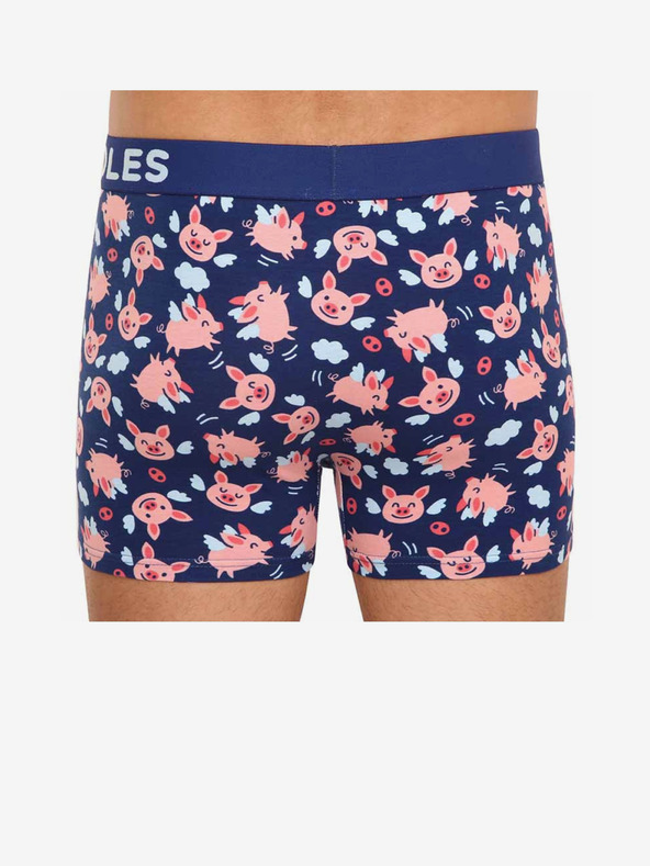 Dedoles Temno modre vesele moške boksarice Dedoles Leteči prašiči