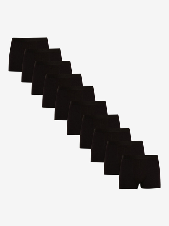 Nedeto Komplet desetih moških boksaric v črni barvi Nedeto