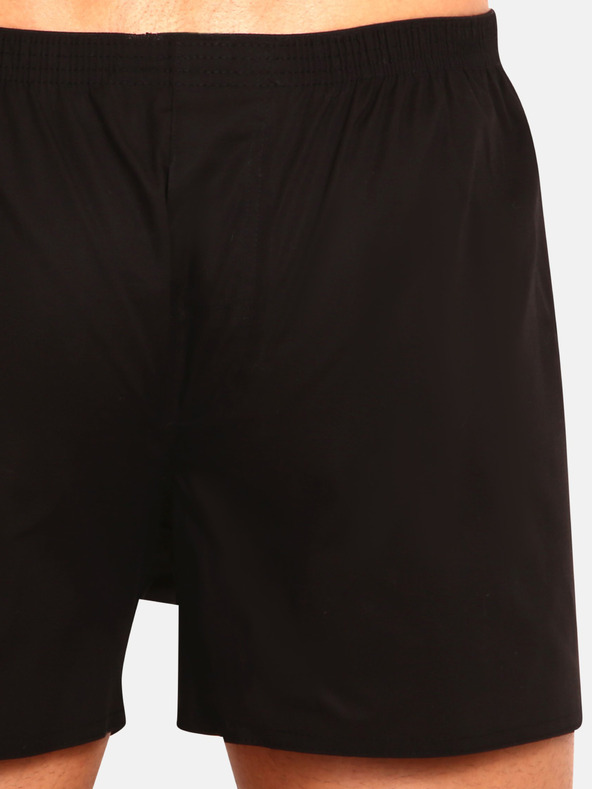 Nedeto Komplet sedmih moških kratkih hlač v črni barvi Nedeto