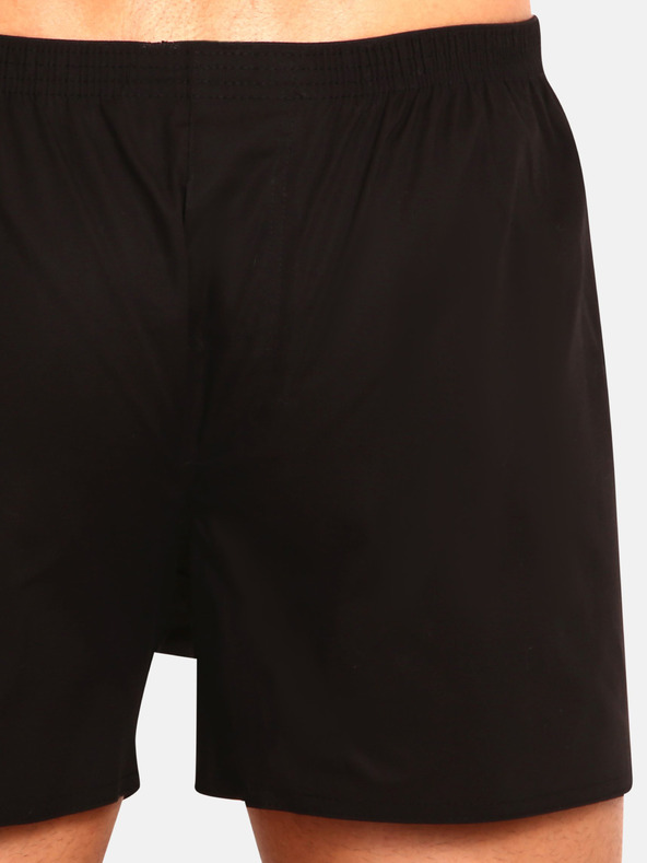 Nedeto Komplet petih moških kratkih hlač v črni barvi Nedeto