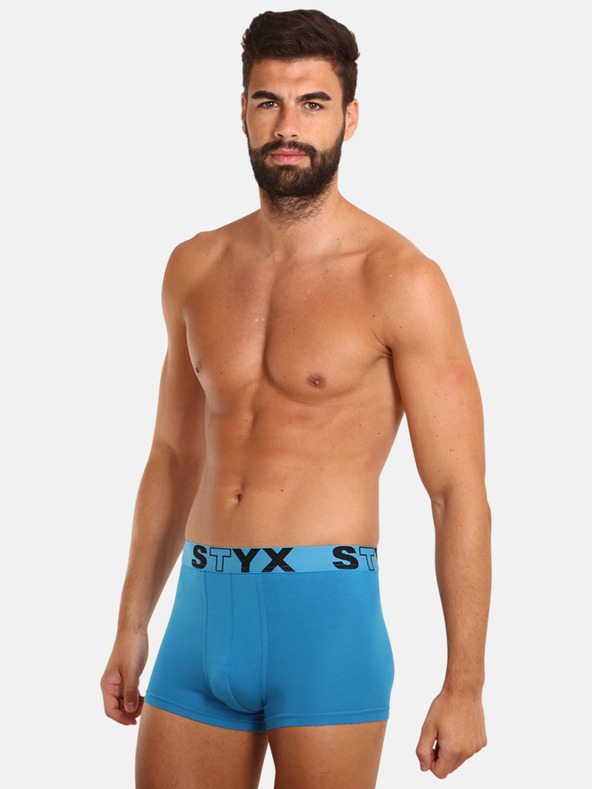 Styx Komplet treh - moške boksarice Styx sports elastic večbarvne