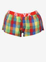 Styx Rdeče in zelene kockaste ženske spalne hlače Styx