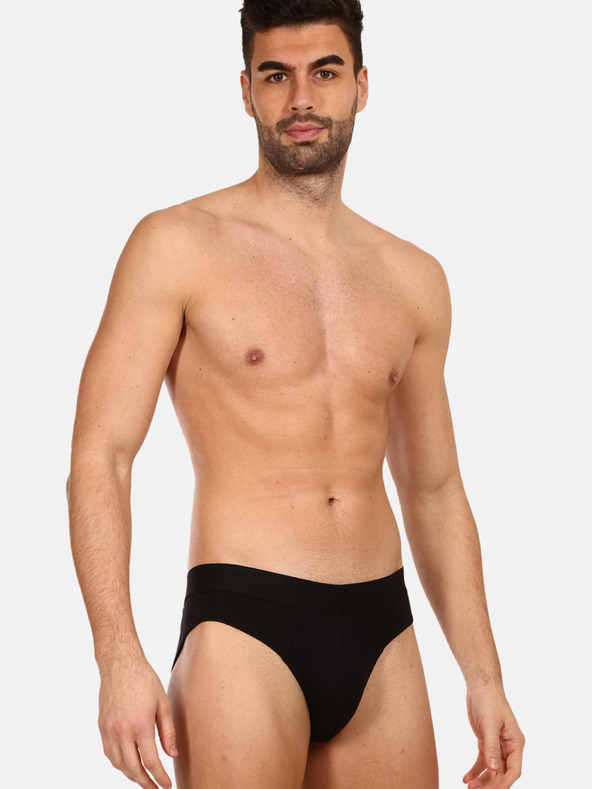 Nedeto Komplet treh moških hlačk v črni barvi Nedeto