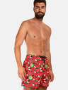 Styx Rdeče moške kopalke Styx Melons z vzorcem
