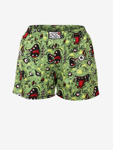 Styx Zelene ženske hlače za spanje z vzorcem Styx zombie