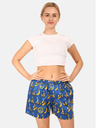 Styx Rumene in modre ženske kratke hlače za spanje z vzorcem Styx Bananas
