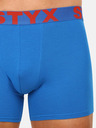 Styx Komplet treh moških bokserskih kratkih hlač v beli, modri in sivi barvi Styx
