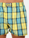 Styx Modro-rumene moške kariraste kratke hlače Styx
