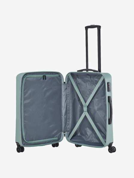 Travelite Komplet treh kovčkov Travelite Bali S,M,L Mint svetlo zelene barve