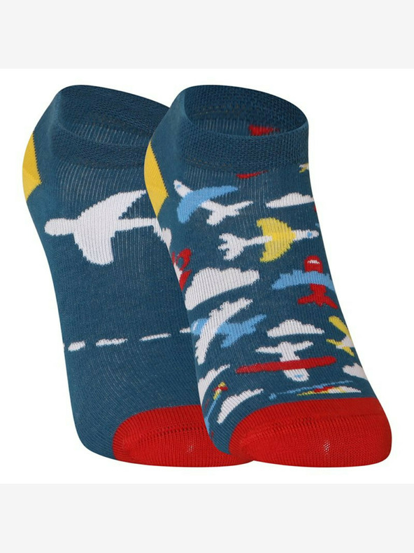 Dedoles Temno modre otroške zabavne nogavice Dedoles letala