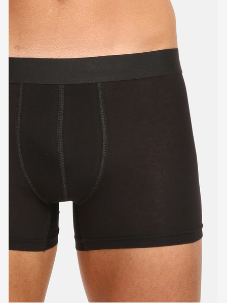 Nedeto Komplet petih moških boksaric plus size v črni barvi Nedeto