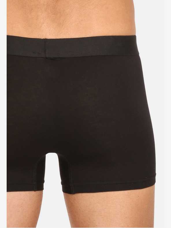 Nedeto Komplet petih moških boksaric plus size v črni barvi Nedeto