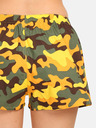 Styx Rumene ženske maskirne kratke hlače Styx art