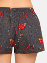 Styx Črne ženske kratke hlače Styx art Claws