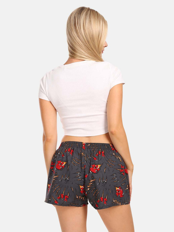 Styx Črne ženske kratke hlače Styx art Claws