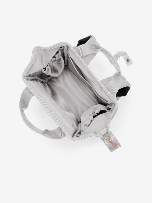 Reisenthel Svetlo siva žitna 2v1 Reisenthel Allrounder R Twist Sky rose nahrbtnik in torba