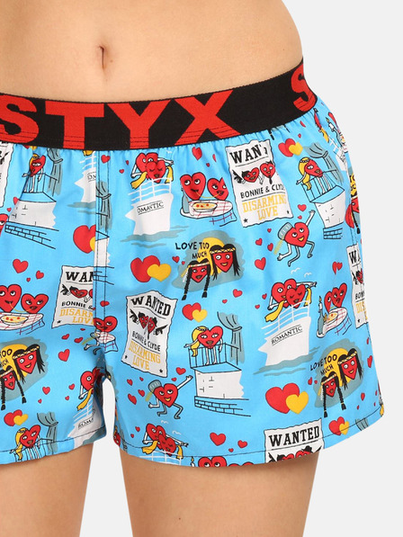 Styx Ženske kratke hlače Styx art športna guma Valentinovo pari