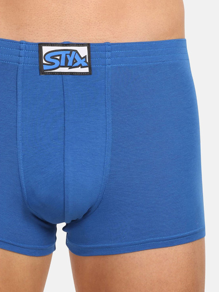 Styx Modre moške bokserice Styx