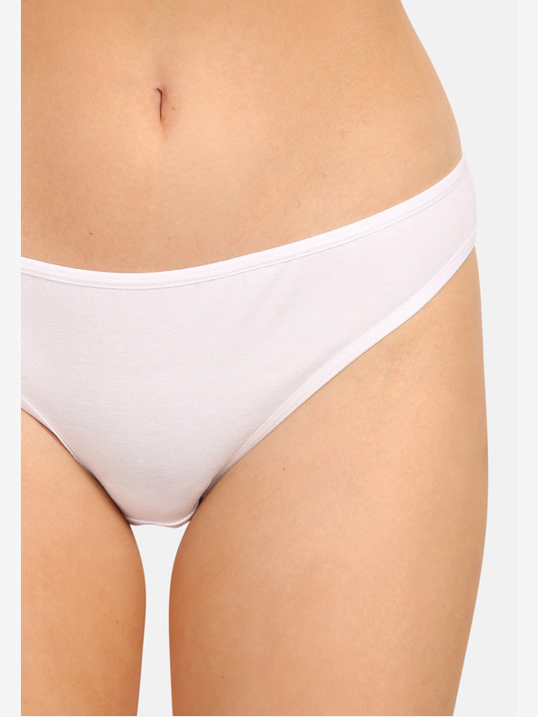 Nedeto Komplet petih ženskih hlačk v beli, roza in črni barvi Nedeto