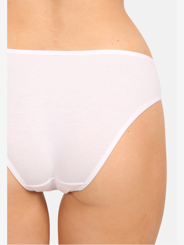 Nedeto Komplet petih ženskih hlačk v beli, roza in črni barvi Nedeto